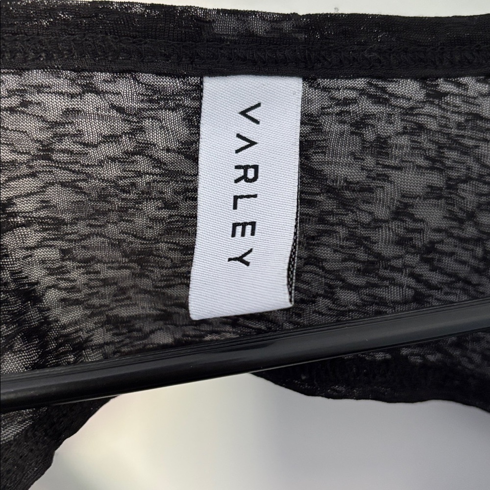Varley Black Sheer Top - Picture 3 of 6